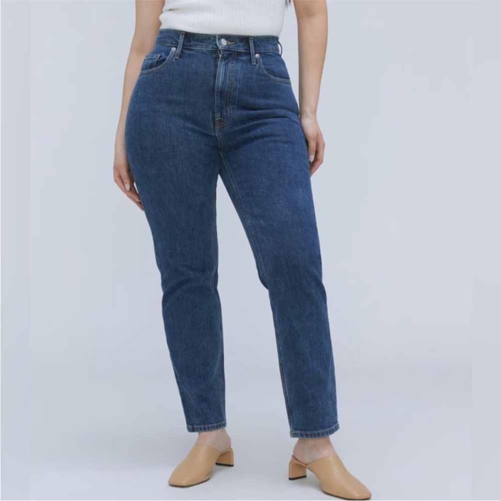 Everlane Women's Ankle Jeans in Dark Blue